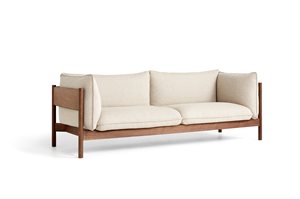 HAY - 3 pers. sofa - Arbour - HALLINGDAL 220 / OILED WAXED SOLID WALNUT